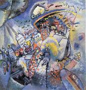 Wassily Kandinsky Moszkva Voros ter oil painting